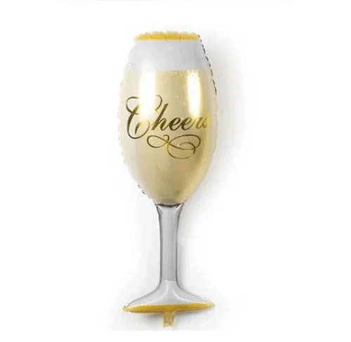 Champagneglas Folieballong