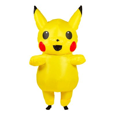 Pikachu Dräkt Uppblåsbar
