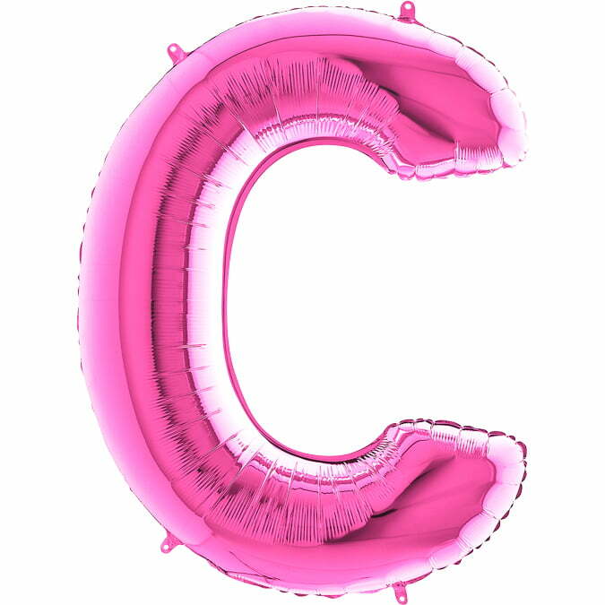 Bokstavsballong Rosa - C