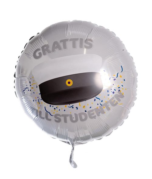 Folieballong - Grattis Till Studenten 53 cm (Singel-pack)