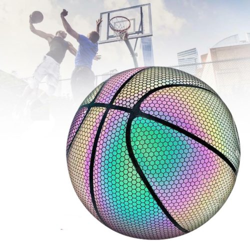 Lysande Basketboll - Holografiskt reflekterande
