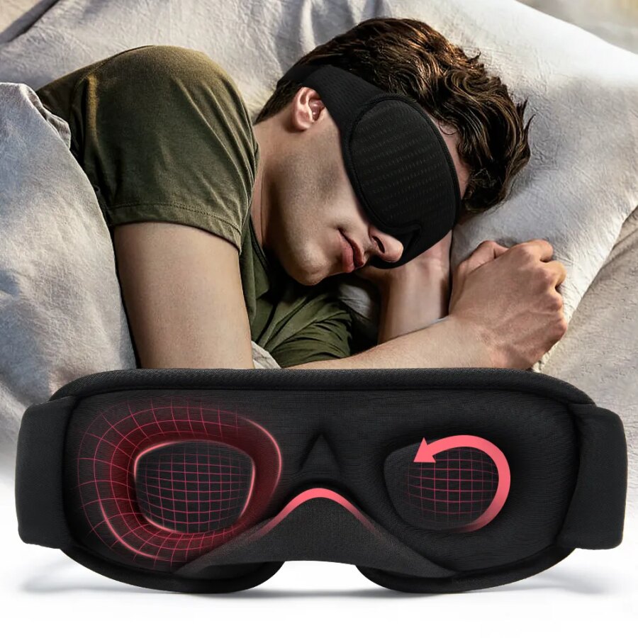 Sovmask 3D - Blockerar Ljus – bild 5 av 5