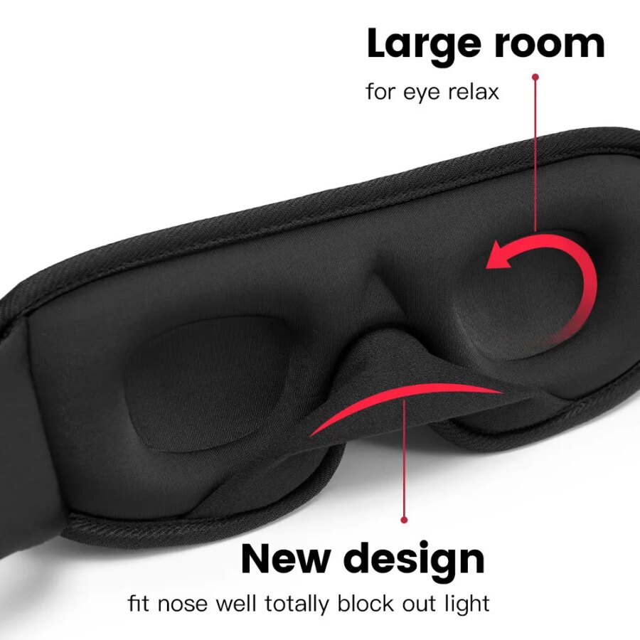 Sovmask 3D - Blockerar Ljus – bild 2 av 5