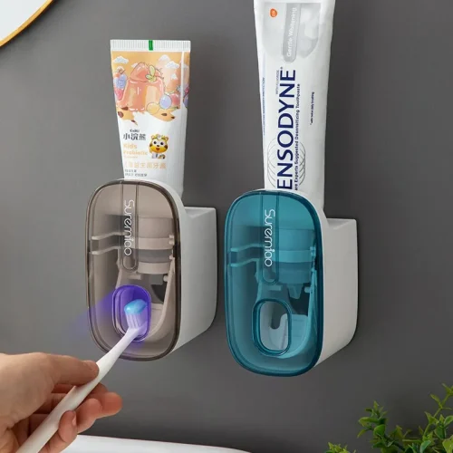 Automatisk tandkrämshållare