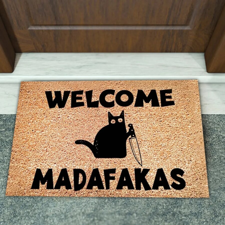 Dörmatta med Humor - Welcome Madafakas – bild 2 av 4