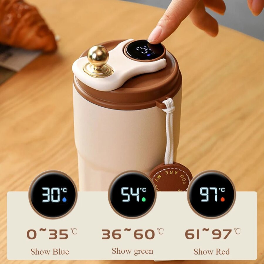 Kaffemugg med Temperaturdisplay - 420 ml – bild 2 av 4