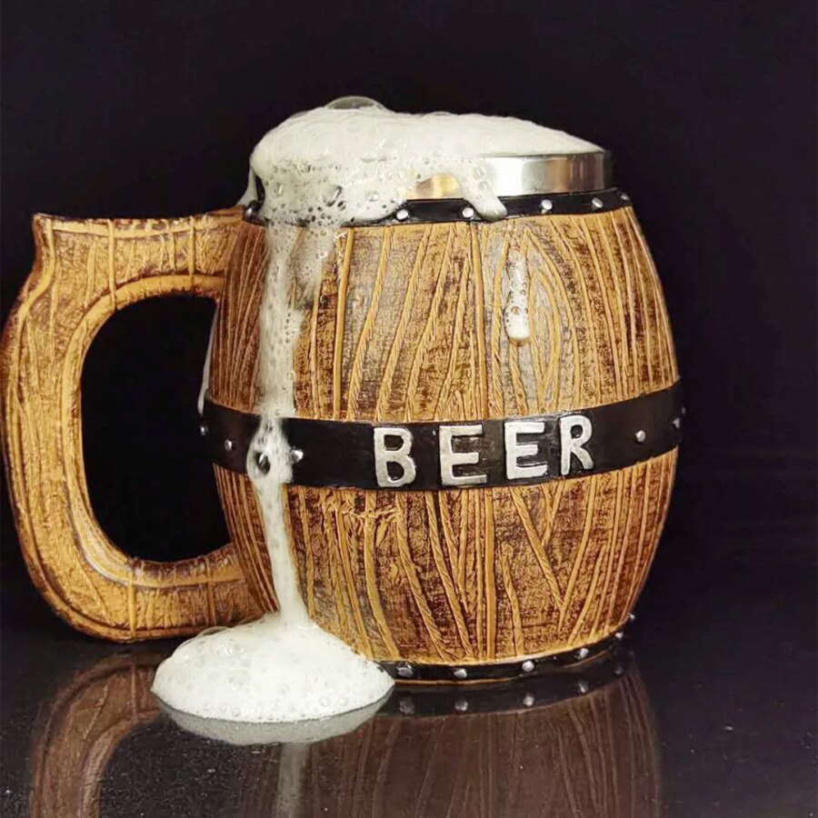 Ölglas i Ölkägge - design – bild 2 av 6