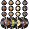 Vinylskiva Väggdekoration - 16-Pack