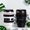 kaffemugg - kameraobjektiv