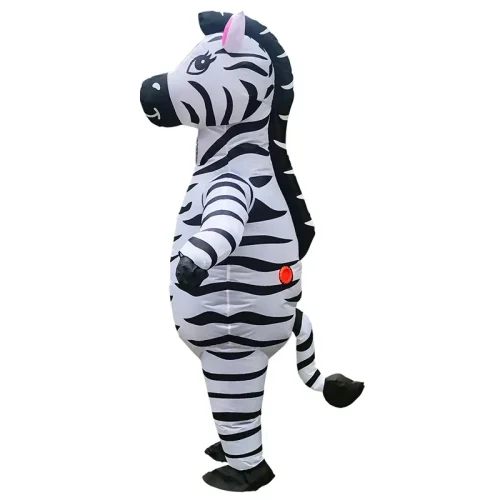 Uppblåsbar Maskotkostym Zebra