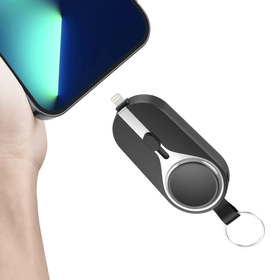 Nyckelring Power Bank - Effektiv laddning på språng 3000mAh – bild 5 av 5