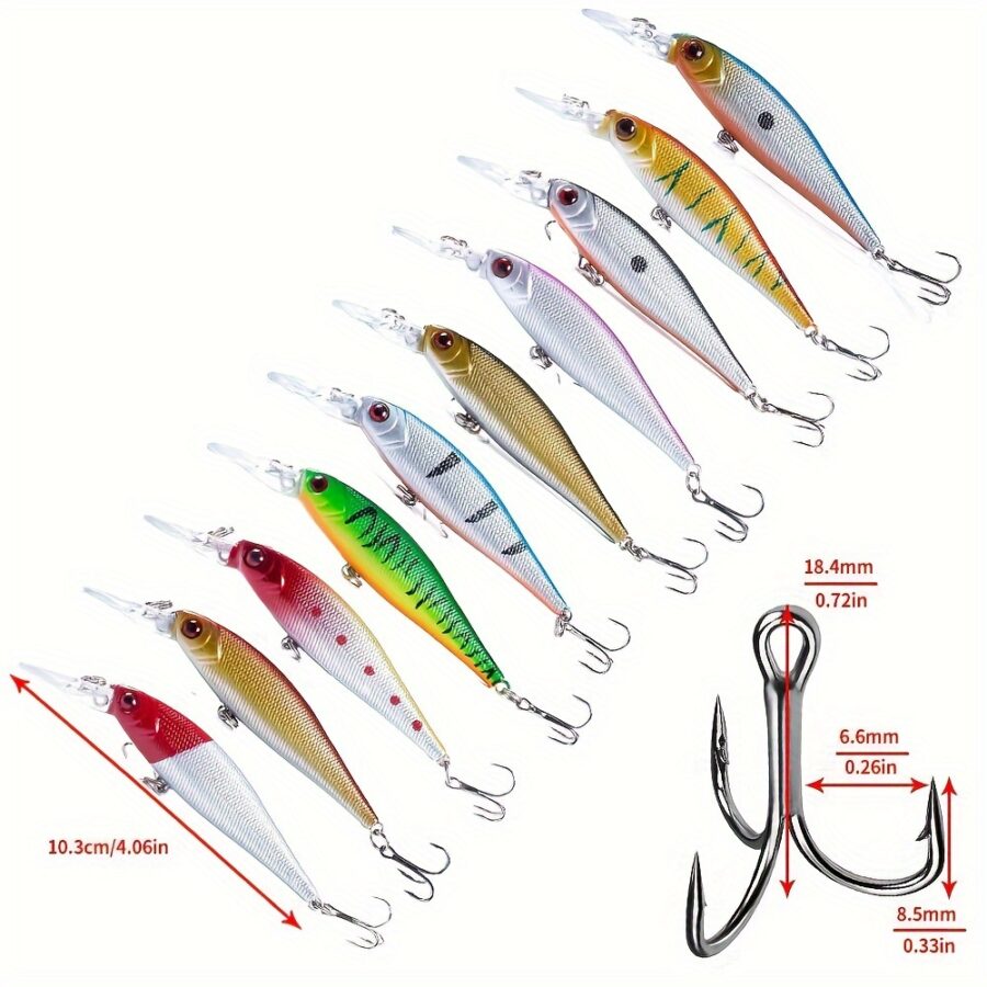 Fiskedrag Topwater Minnow 56 st – bild 5 av 9