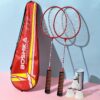 Badmintonrack - Skumhandtag med 3 Bollar 2 St