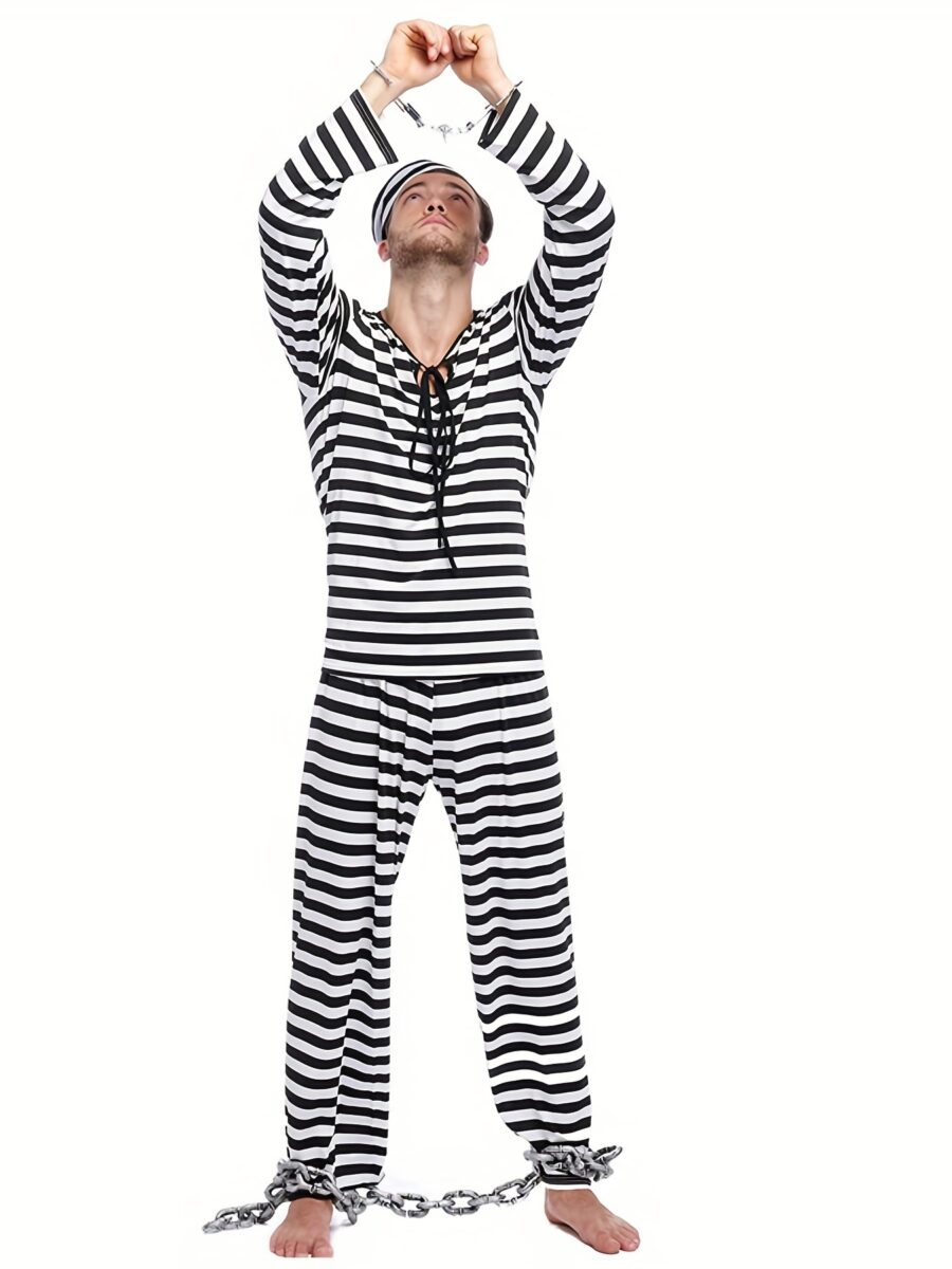 Men's Fånge Maskeraddräkt – bild 3 av 5