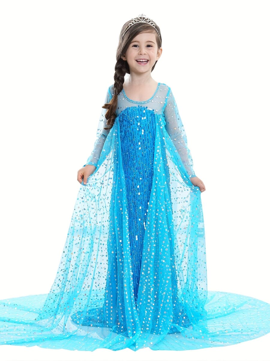 Prinsessklänning Is och Snö – bild 5 av 7