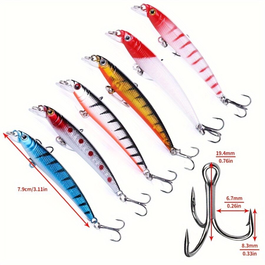Fiskedrag Topwater Minnow 56 st – bild 6 av 9