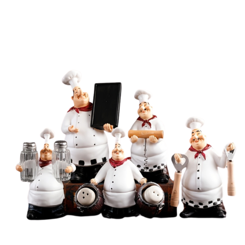 Chef-figurer Jolly 5-delat Set