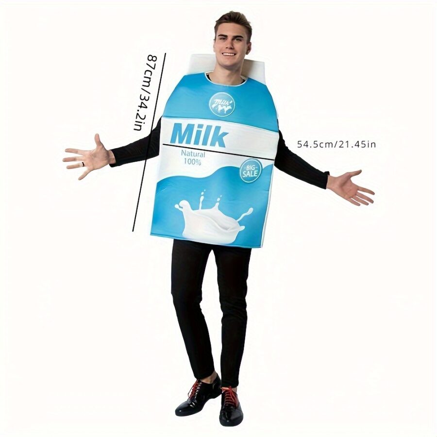 Mjölk och Kakmaskeraddräkt - 2-Set – bild 4 av 5