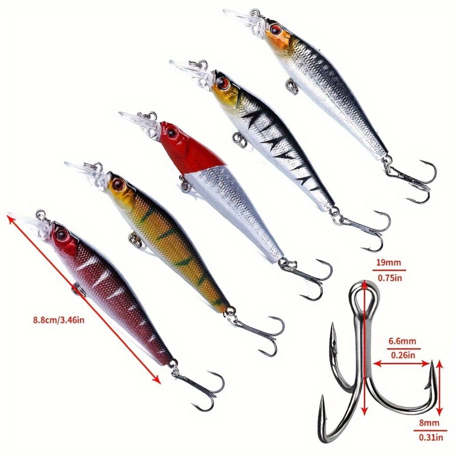 Fiskedrag Topwater Minnow 56 st – bild 9 av 9