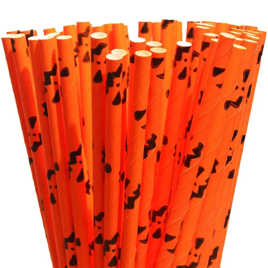 Papperssugrör Halloween 50/100 st – bild 2 av 4