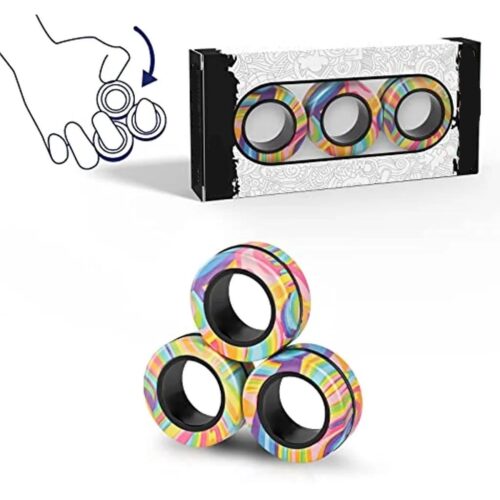 Magnetiska Ringar Fidget Set