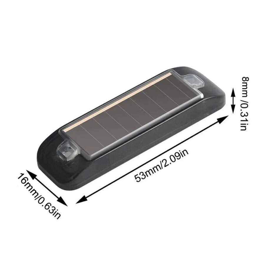 Varningslampa Mini LED Solcellsdriven – bild 3 av 3