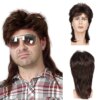 Mullet Peruk för Män – 70- och 80-tals