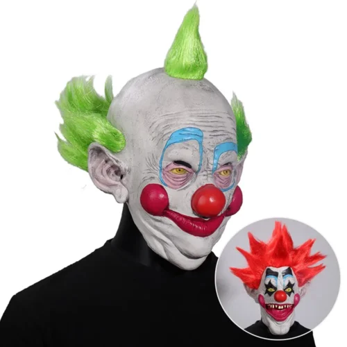 Skräckclown Mask – Halloween och Karneval