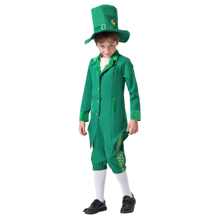 Leprechaun Kostym för Barn – bild 2 av 6