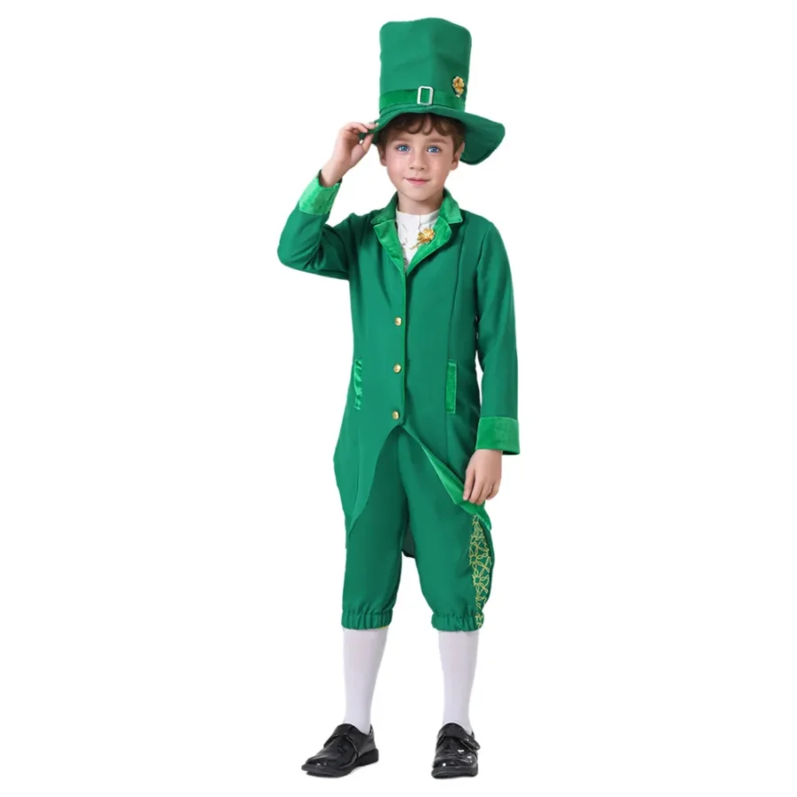 Leprechaun Kostym för Barn – bild 3 av 6