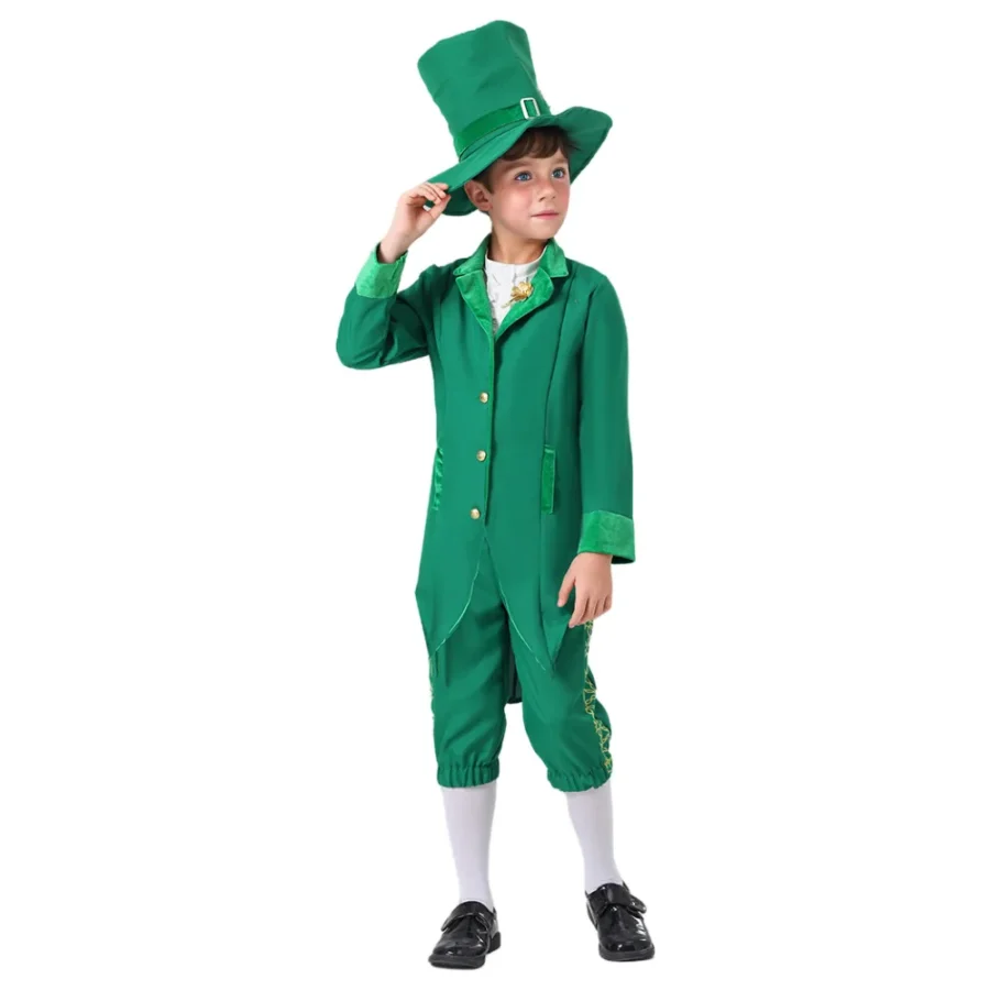 Leprechaun Kostym för Barn – bild 4 av 6