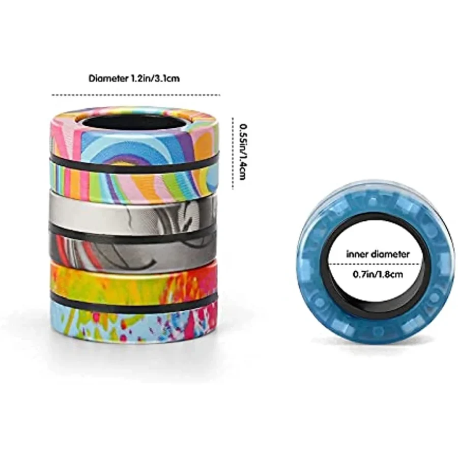 Magnetiska Ringar Fidget Set – bild 2 av 3