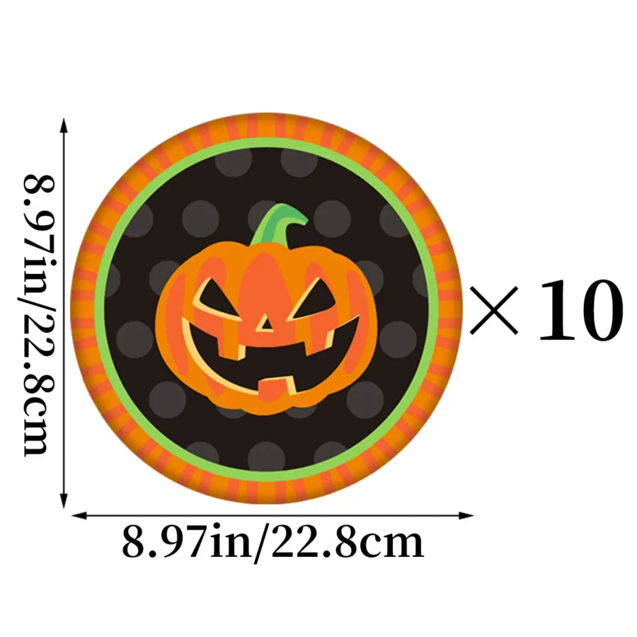 Engångsartiklar Halloween 10-set – bild 5 av 5