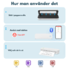 Portabel Termoskrivare Bläckfri - Bluetooth