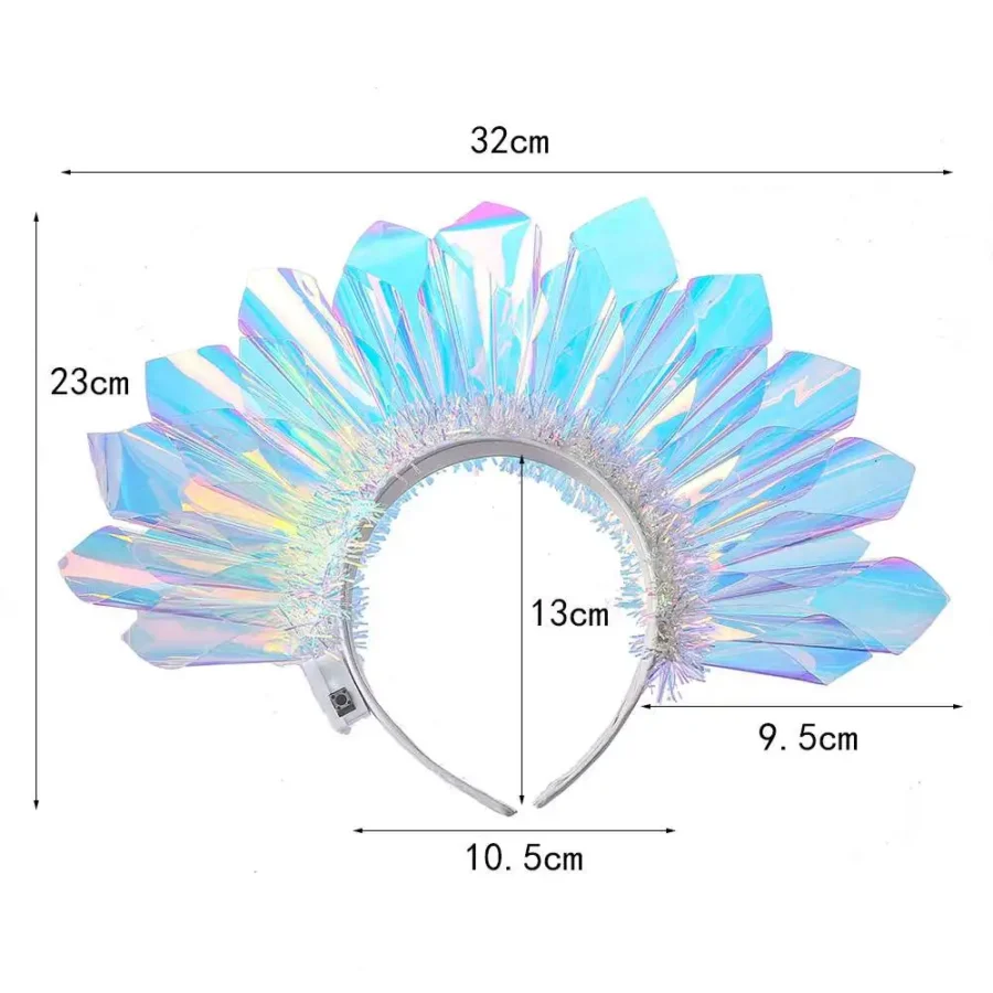 Hårband Krona LED Glödande – bild 4 av 4