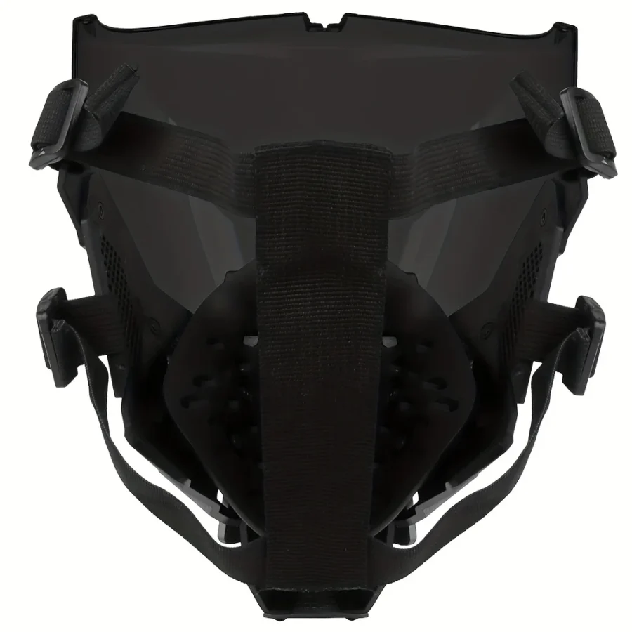 Mask Mekanisk Sci-Fi Cyberpunk Cosplay – bild 2 av 6
