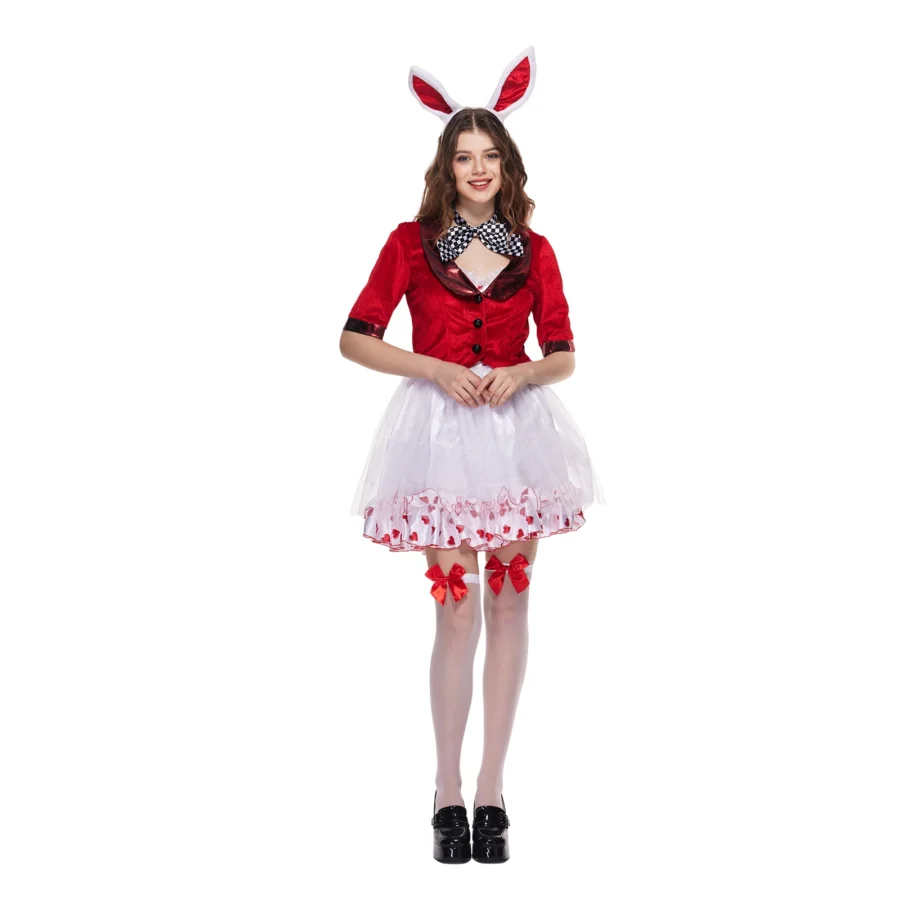 Kanin Söt Maskeraddräkt - Djur Cosplay – bild 3 av 5