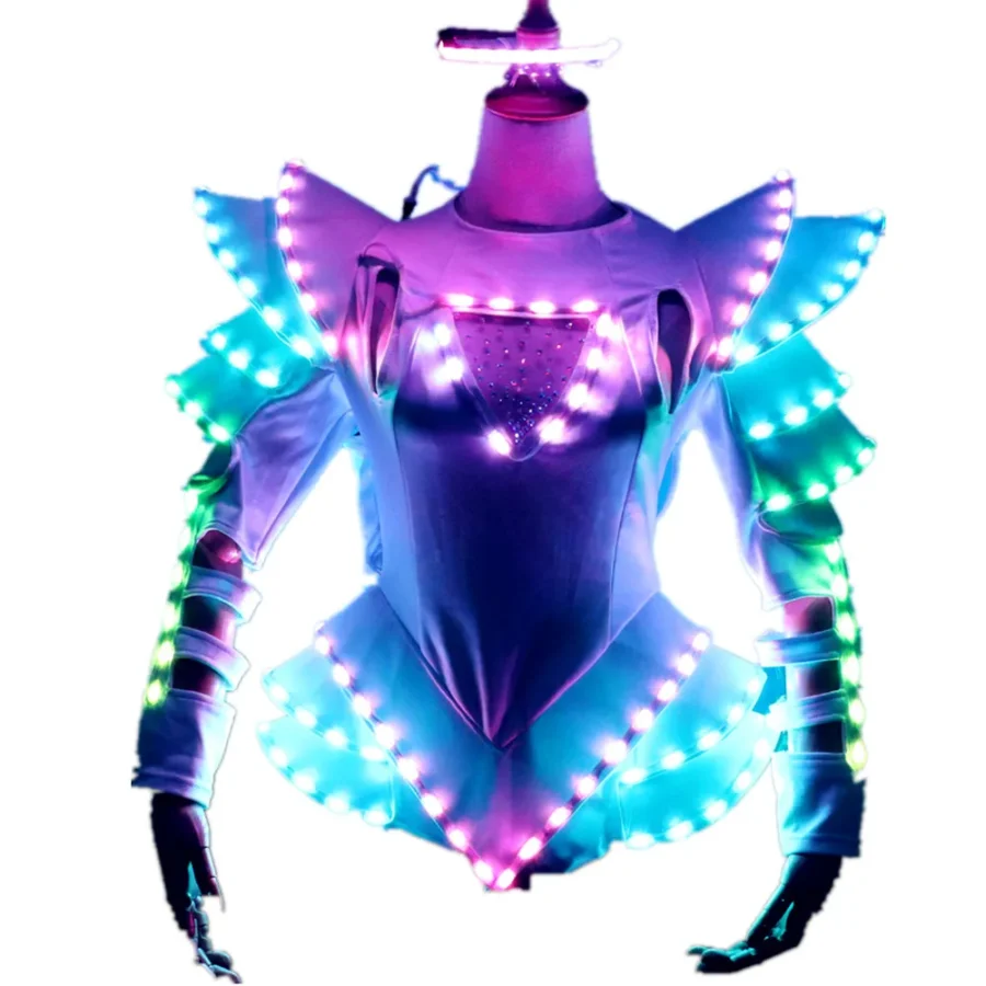 Bröllopsklänning med LED