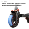 Elscooter 48V 1000W - Fällbar Offroad