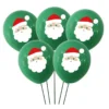 Julballonger med Julmotiv 10-pack