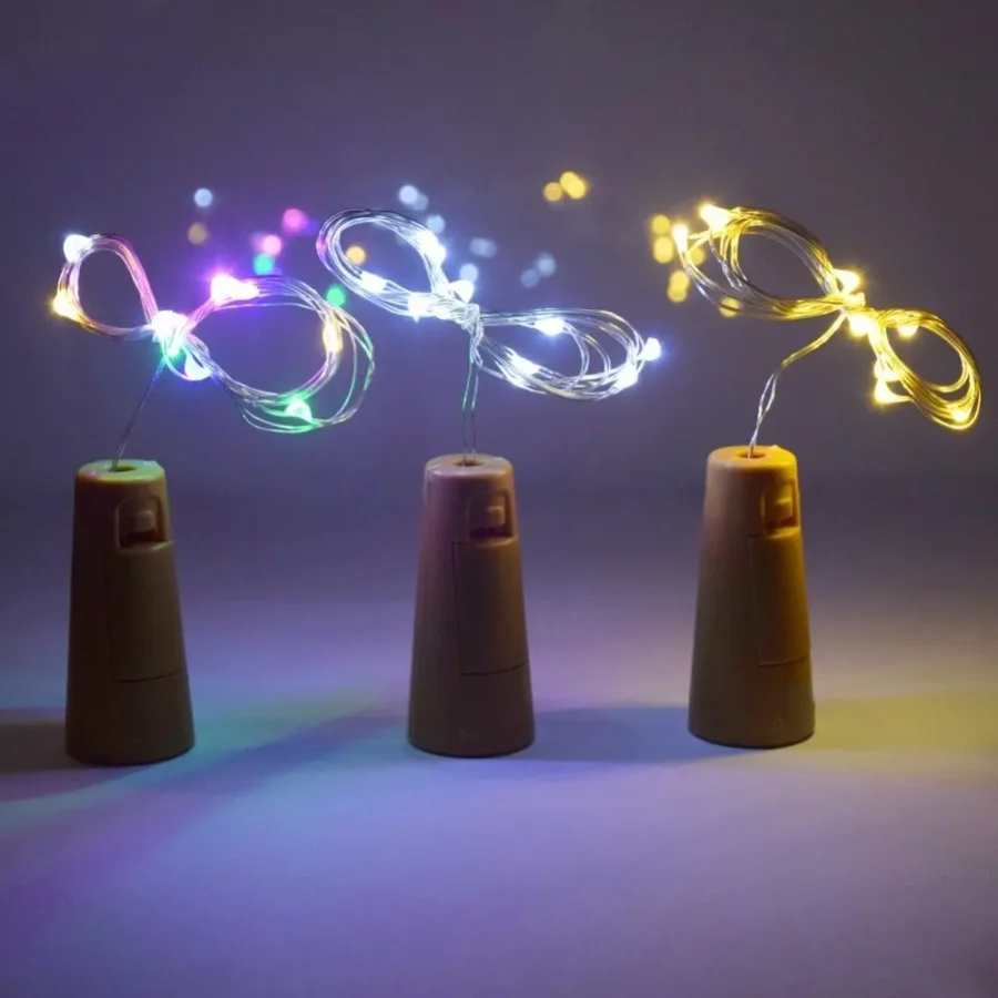 Flaskkork LED Ljusslinga 2M – bild 4 av 5