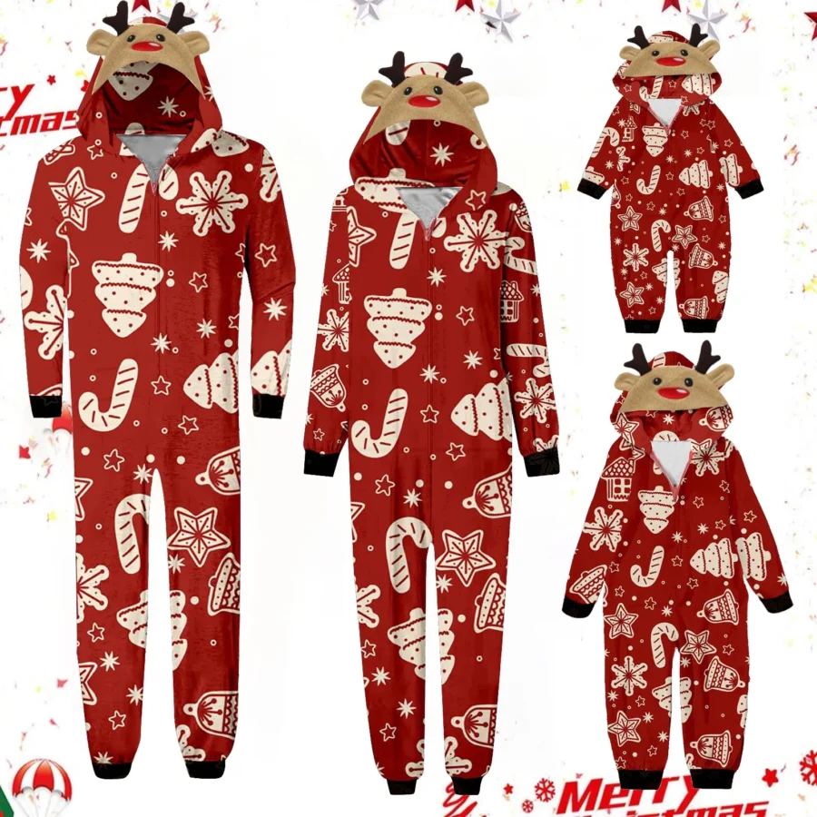 Julpyjamas Renmotiv Onesie – bild 3 av 4