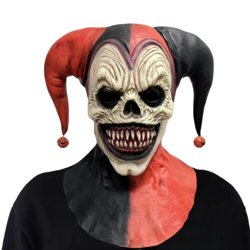 Clownmask med Horn