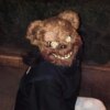 Kaninmask Blodig LED Lysande