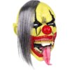 Halloweenmask Skräckclown – Grön