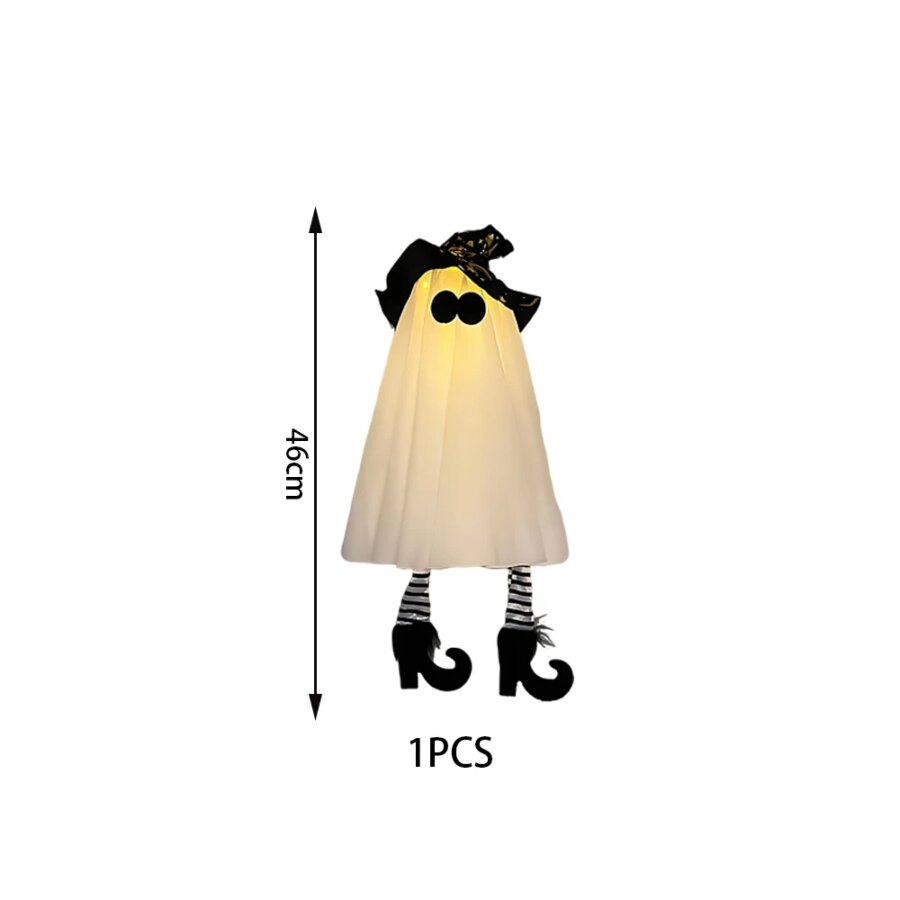 Halloween LED Spök-Häxa – Lysande – bild 6 av 6