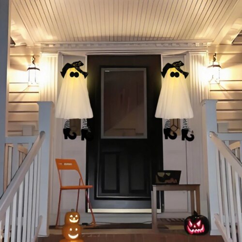 Halloween LED Spök-Häxa – Lysande
