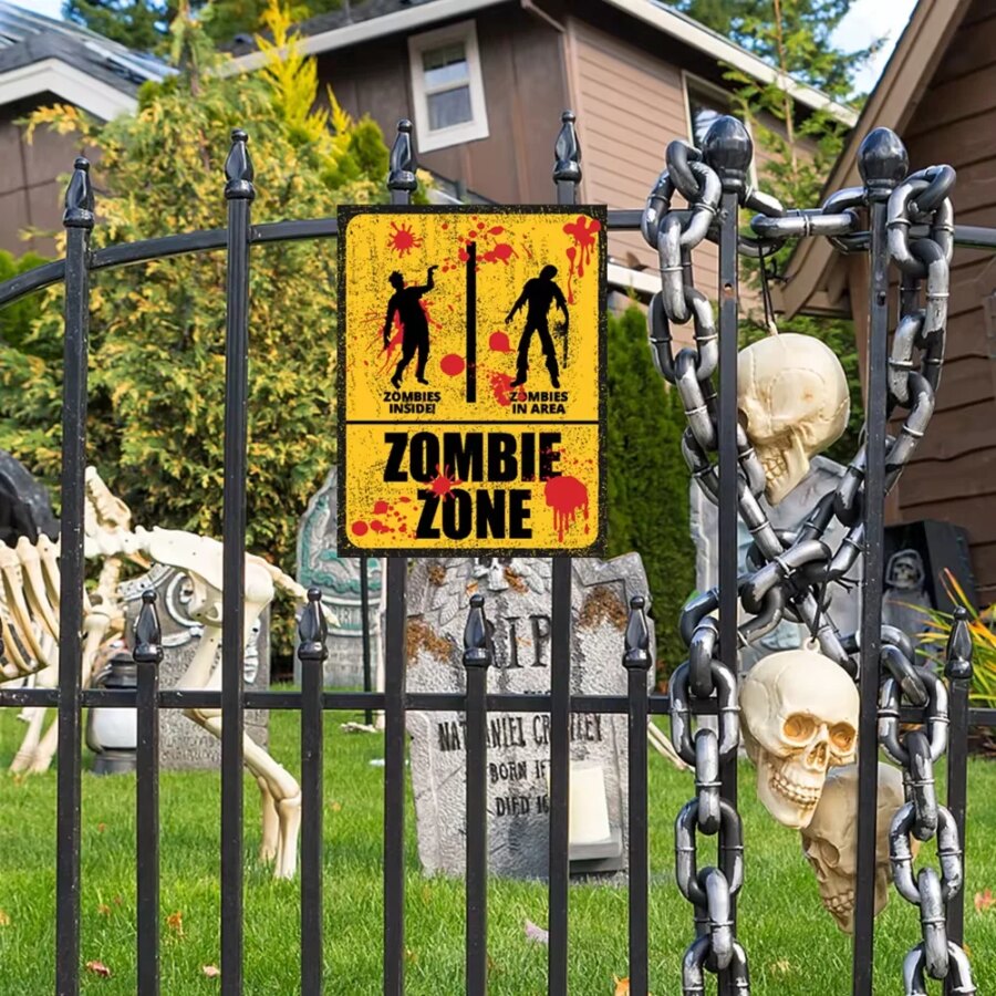 Halloween Väggdekor – Blodiga Toalett – bild 3 av 5