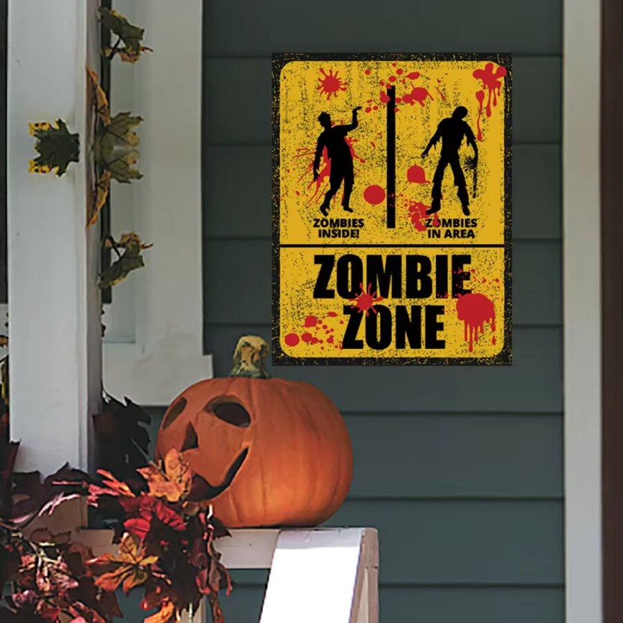 Halloween Väggdekor – Blodiga Toalett – bild 2 av 5