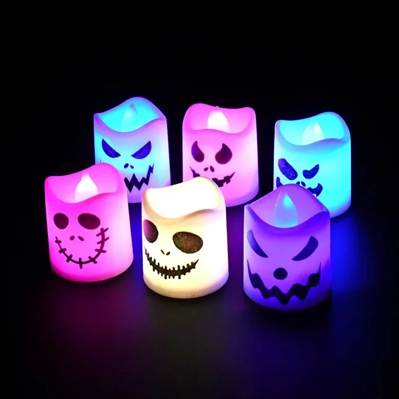Halloween LED Ljus 6-pack - Spöken
